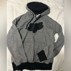Fox racing zip up hoodie